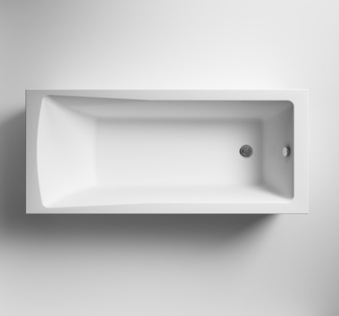 Linton Square 1800mm x 800mm Single Ended Bath & Leg set